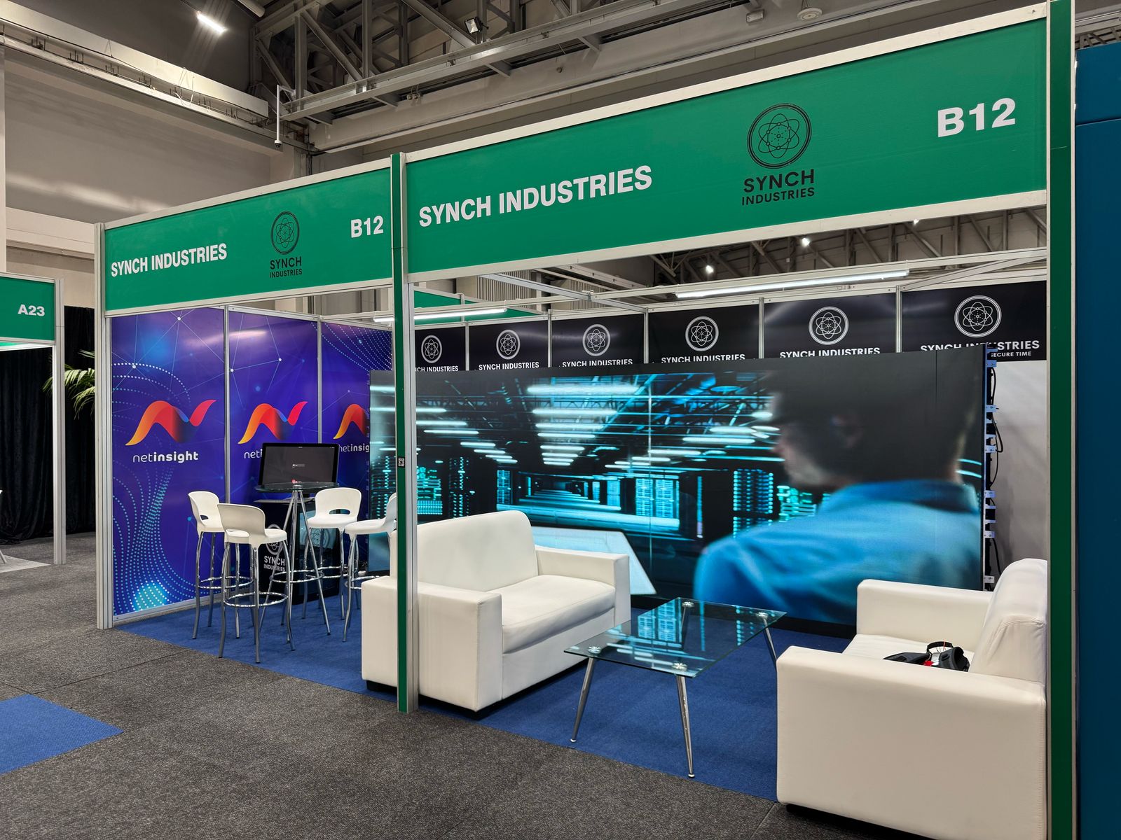 LED display wall at the Africa Energy Indaba exhibition