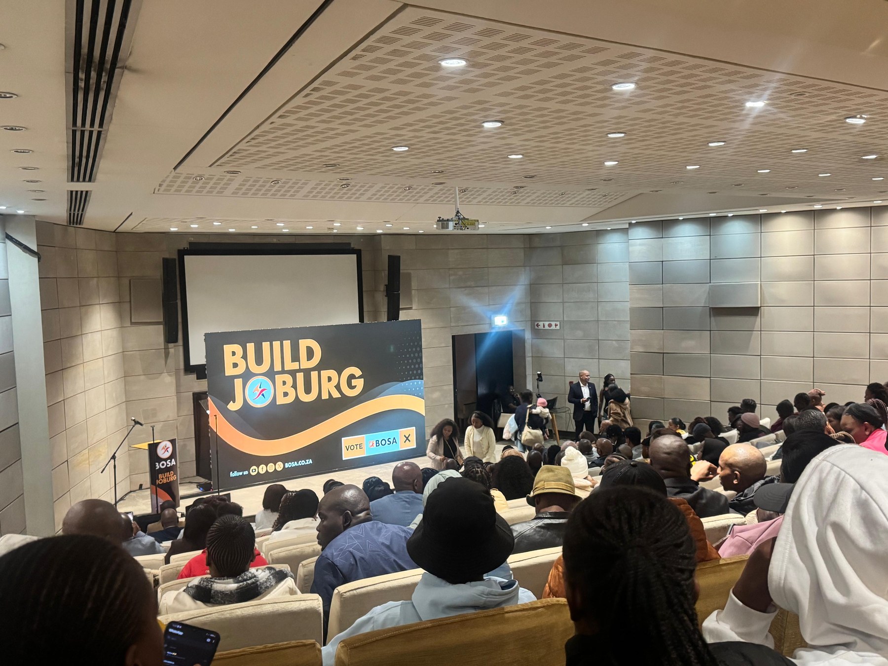 LED display wall at Build One South Africa JHB at The Campus, Bryanston